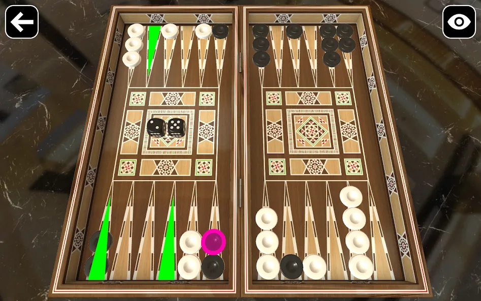 Скачать взлом Original Backgammon  [МОД Все открыто] — полная версия apk на Андроид screen 2