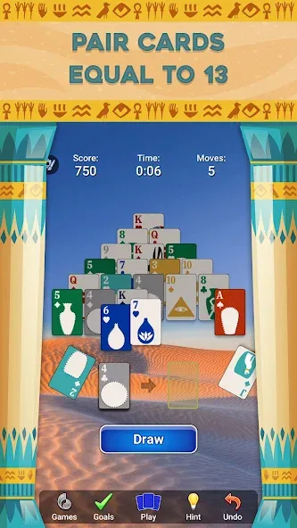 Взломанная Pyramid Solitaire — Card Games (Пирамида Солитер)  [МОД Много денег] — стабильная версия apk на Андроид screen 2