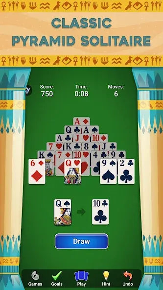 Взломанная Pyramid Solitaire — Card Games (Пирамида Солитер)  [МОД Много денег] — стабильная версия apk на Андроид screen 3