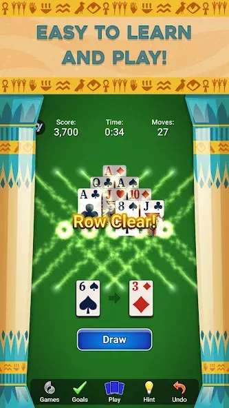 Взломанная Pyramid Solitaire — Card Games (Пирамида Солитер)  [МОД Много денег] — стабильная версия apk на Андроид screen 4