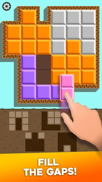 Скачать взломанную Block Puzzle Cats (Блок Пазл Кошки)  [МОД Много денег] — полная версия apk на Андроид screen 2