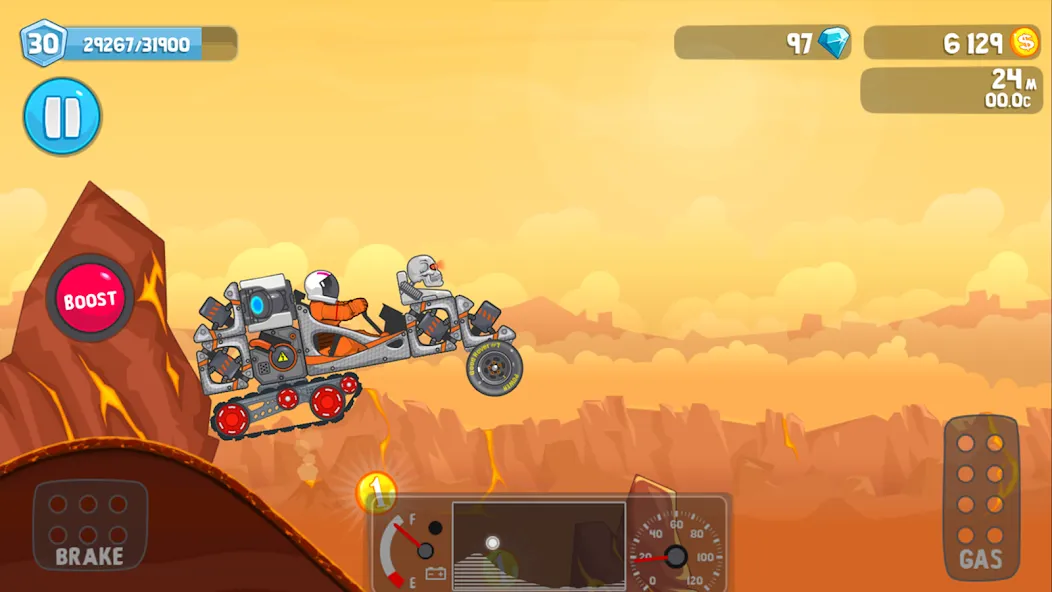 Взлом Rovercraft:Race Your Space Car (Роверкрафт)  [МОД Все открыто] — полная версия apk на Андроид screen 3