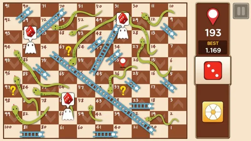 Взлом Snakes & Ladders King  [МОД Mega Pack] — полная версия apk на Андроид screen 2