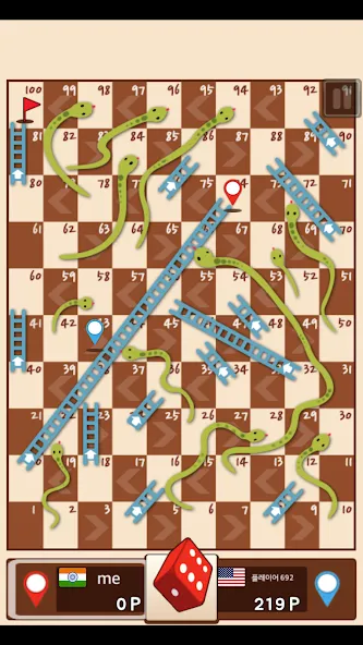 Взлом Snakes & Ladders King  [МОД Mega Pack] — полная версия apk на Андроид screen 4