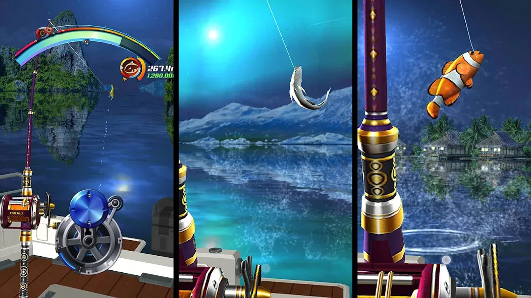 Взломанная Fishing Hook  [МОД Unlimited Money] — последняя версия apk на Андроид screen 1