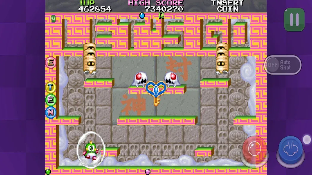 Скачать взломанную Bubble Bobble 2 classic (Бабл Бобл 2 классик)  [МОД Mega Pack] — последняя версия apk на Андроид screen 5