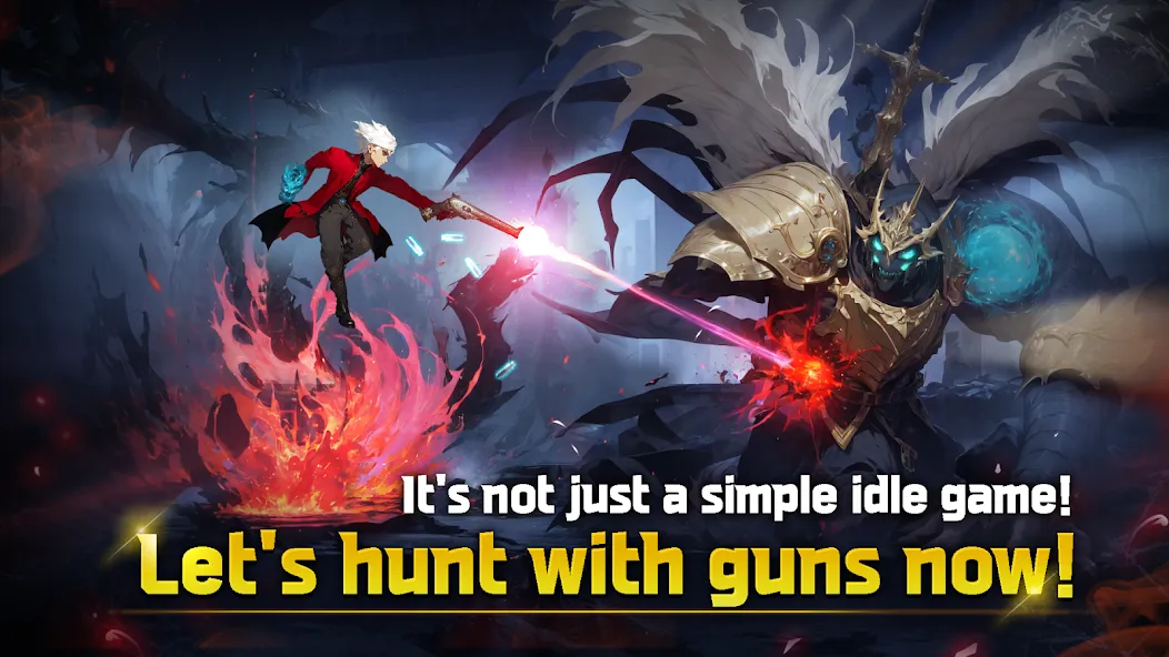 Скачать взломанную Devil Hunter Idle (Девил Хантер Айдл)  [МОД Unlocked] — полная версия apk на Андроид screen 1