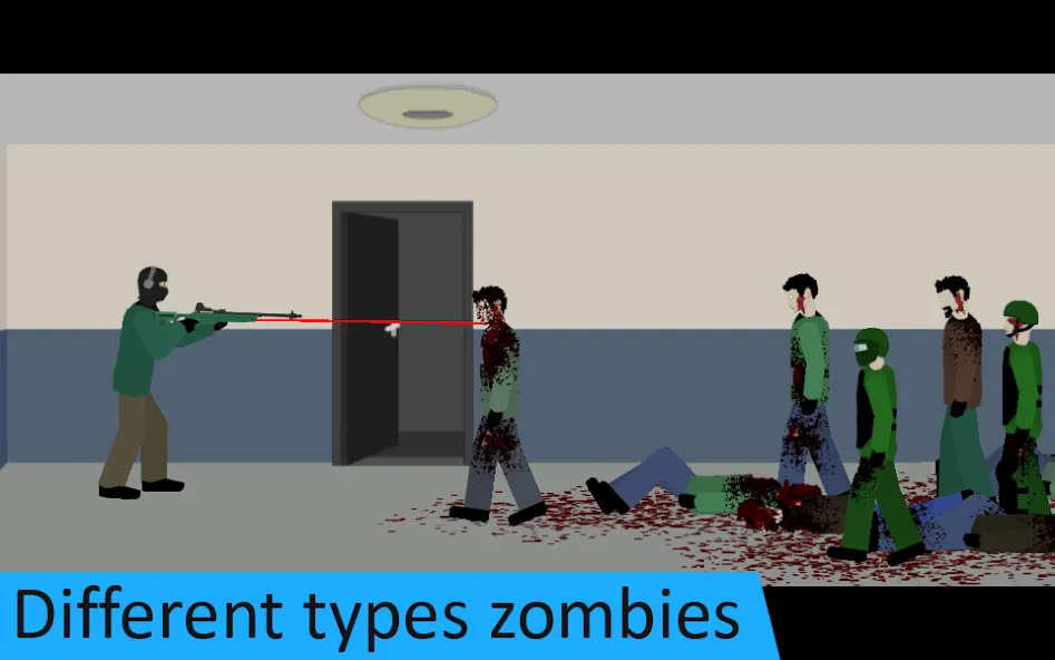 Скачать взломанную Flat Zombies: Defense&Cleanup (Флэт Зомби)  [МОД Mega Pack] — полная версия apk на Андроид screen 2