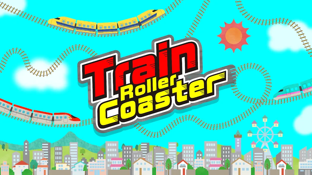 Взломанная Train Roller Coaster (Трейн Роллеркостер)  [МОД Бесконечные монеты] — полная версия apk на Андроид screen 1