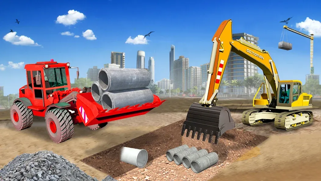 Скачать взлом Heavy Construction Simulator  [МОД Unlocked] — стабильная версия apk на Андроид screen 4