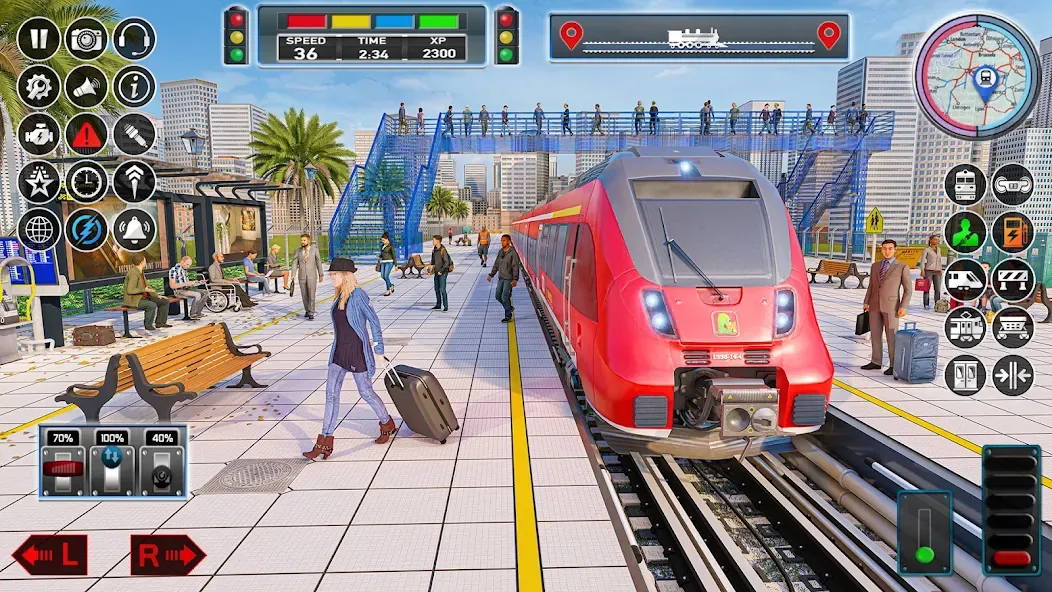 Скачать взлом City Train Game 3d Train games  [МОД Много монет] — полная версия apk на Андроид screen 5