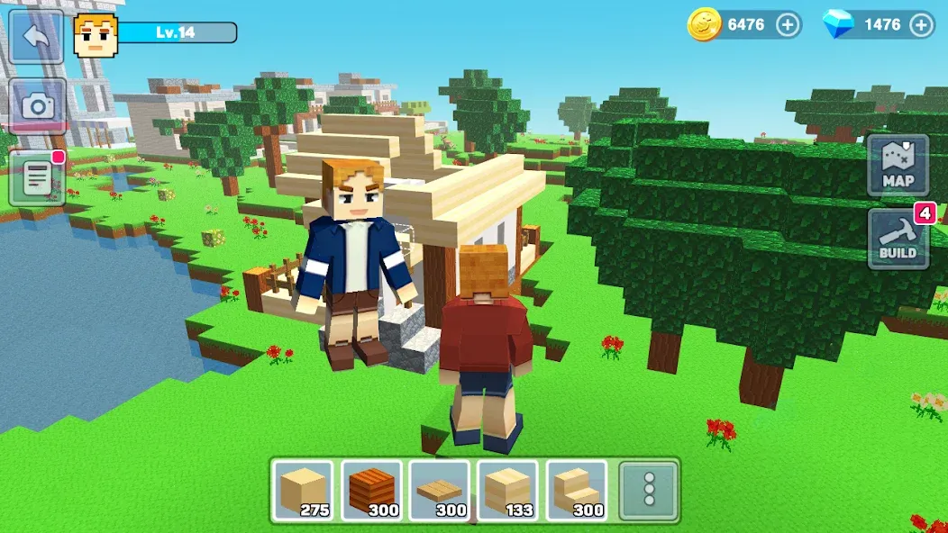 Взломанная MiniCraft: Blocky Craft 2024 (МиниКрафт)  [МОД Unlimited Money] — стабильная версия apk на Андроид screen 2