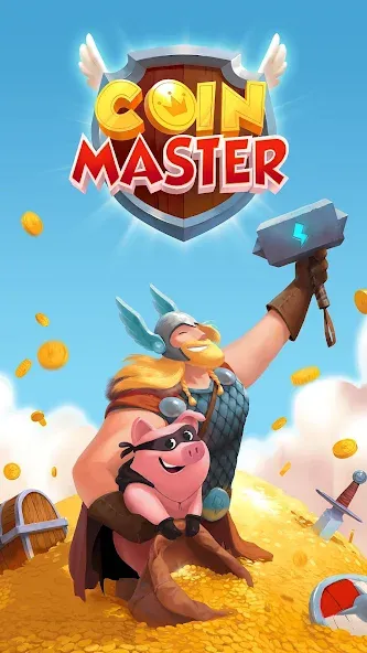 Скачать взлом Coin Master (Коин Мастер)  [МОД Много денег] — полная версия apk на Андроид screen 1