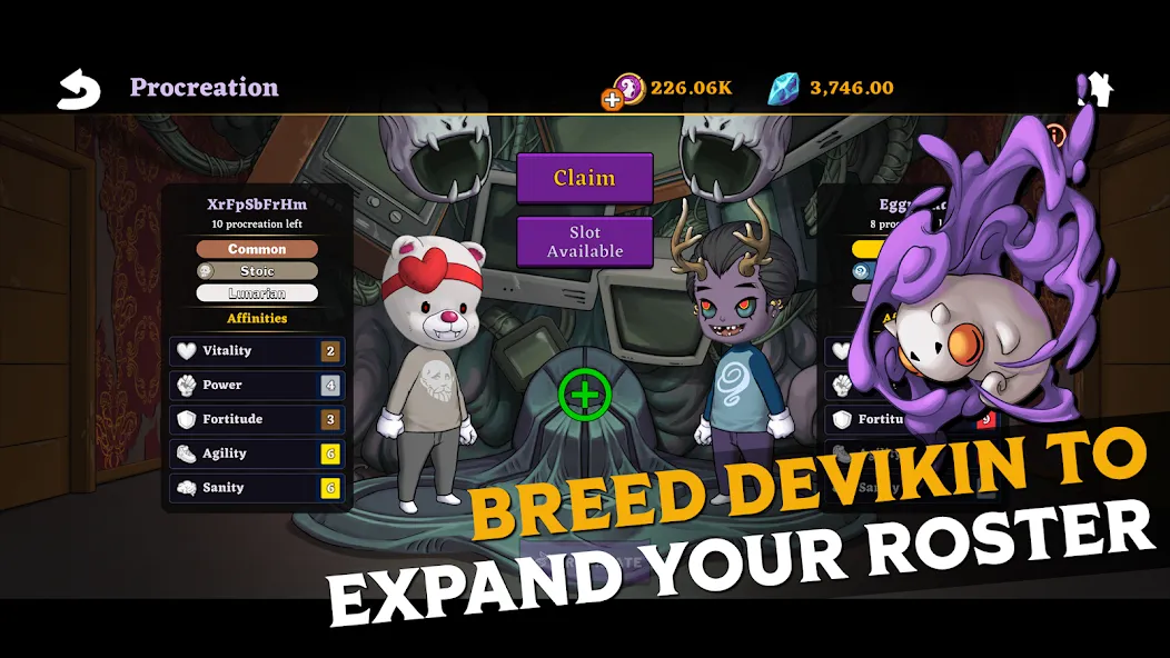 Взломанная Devikins: Epic NFT/Crypto Game (Девикинс)  [МОД Бесконечные монеты] — полная версия apk на Андроид screen 4