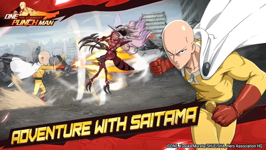 Скачать взломанную One Punch Man — The Strongest (Уан Панч Мен)  [МОД Unlimited Money] — стабильная версия apk на Андроид screen 2