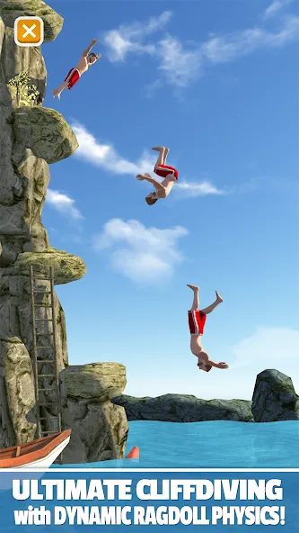 Скачать взлом Flip Diving (Флип дайвинг)  [МОД Много монет] — стабильная версия apk на Андроид screen 1