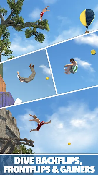 Скачать взлом Flip Diving (Флип дайвинг)  [МОД Много монет] — стабильная версия apk на Андроид screen 2