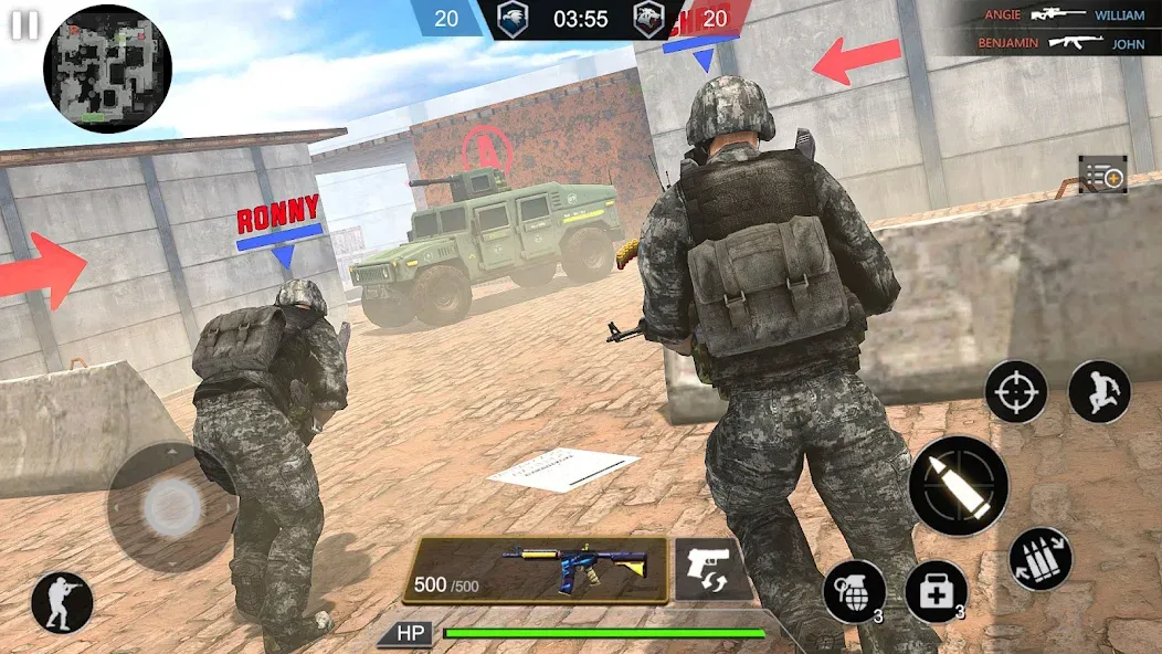 Взломанная Army Commando Shooting Games  [МОД Много монет] — последняя версия apk на Андроид screen 3