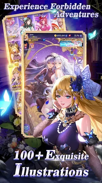 Взломанная Idle Angels: Goddess' Warfare (Айдл Энджелс)  [МОД Menu] — стабильная версия apk на Андроид screen 2