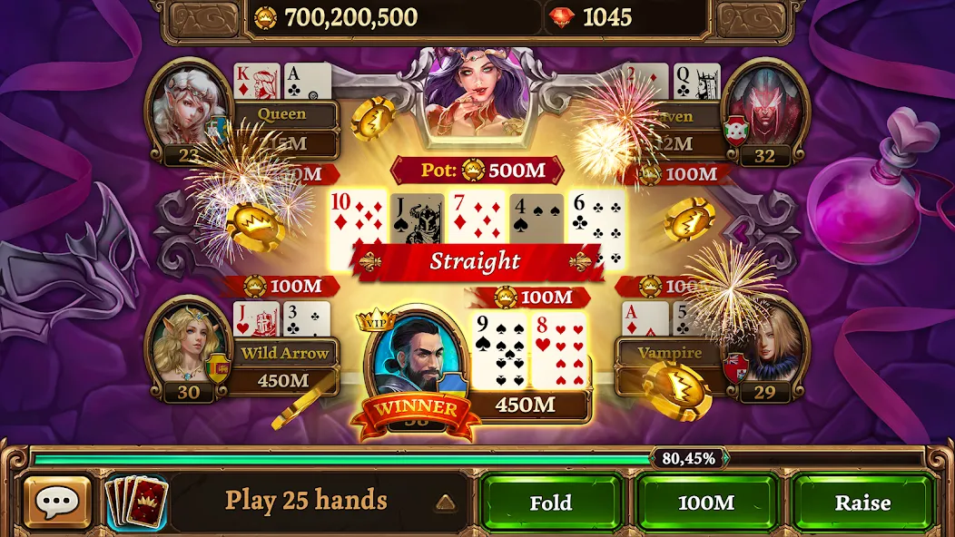 Взломанная Texas Holdem — Scatter Poker (Тексас Холдем)  [МОД Все открыто] — последняя версия apk на Андроид screen 5