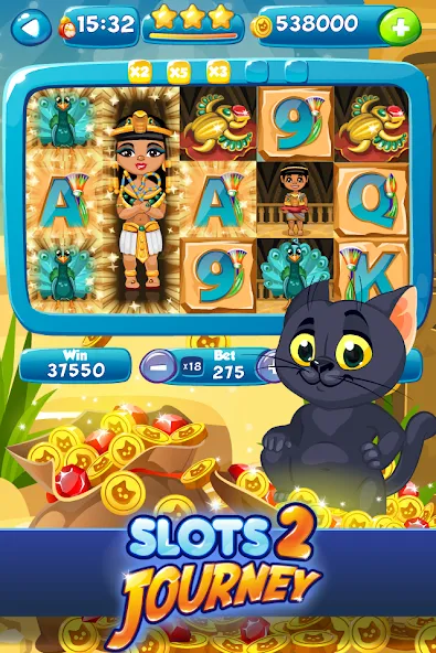 Скачать взлом Slots Journey 2: Vegas Casino  [МОД Menu] — стабильная версия apk на Андроид screen 1