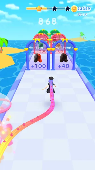 Скачать взломанную Dancing Hair (Дансинг Хэр)  [МОД Меню] — последняя версия apk на Андроид screen 2