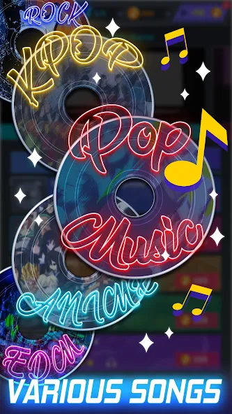 Скачать взломанную Tap Tap Music-Pop Songs  [МОД Все открыто] — последняя версия apk на Андроид screen 4