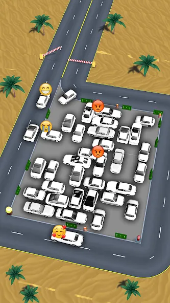 Скачать взломанную Parking Jam: Car Parking Games (Паркинг Джем)  [МОД Бесконечные монеты] — последняя версия apk на Андроид screen 3