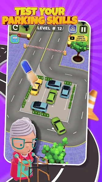 Скачать взломанную Parking Jam: Car Parking Games (Паркинг Джем)  [МОД Бесконечные монеты] — последняя версия apk на Андроид screen 4