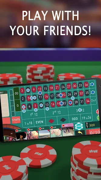 Скачать взлом Roulette Royale — Grand Casino (Рулетка Рояль)  [МОД Меню] — полная версия apk на Андроид screen 1