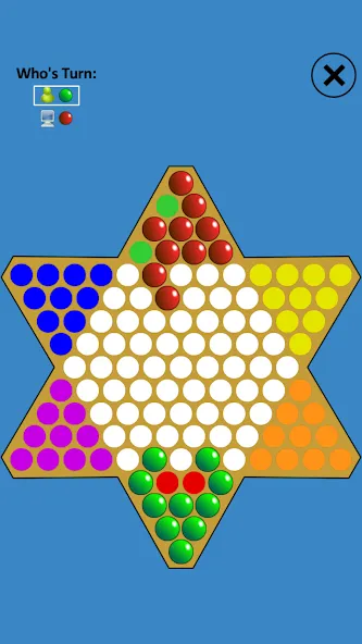 Скачать взломанную Chinese Checkers Touch (Китайские шашки Тач)  [МОД Бесконечные монеты] — последняя версия apk на Андроид screen 1