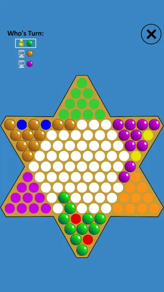 Скачать взломанную Chinese Checkers Touch (Китайские шашки Тач)  [МОД Бесконечные монеты] — последняя версия apk на Андроид screen 2