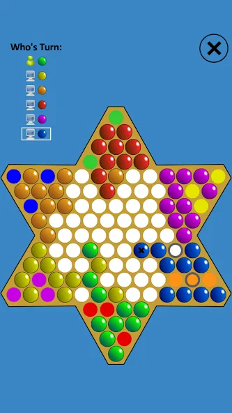 Скачать взломанную Chinese Checkers Touch (Китайские шашки Тач)  [МОД Бесконечные монеты] — последняя версия apk на Андроид screen 3