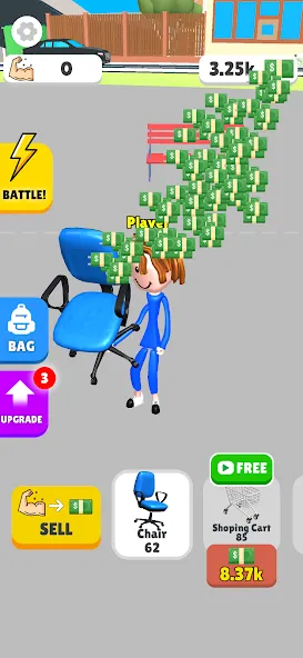 Взлом Lifting Hero (Лифтинг герой)  [МОД Unlimited Money] — последняя версия apk на Андроид screen 4