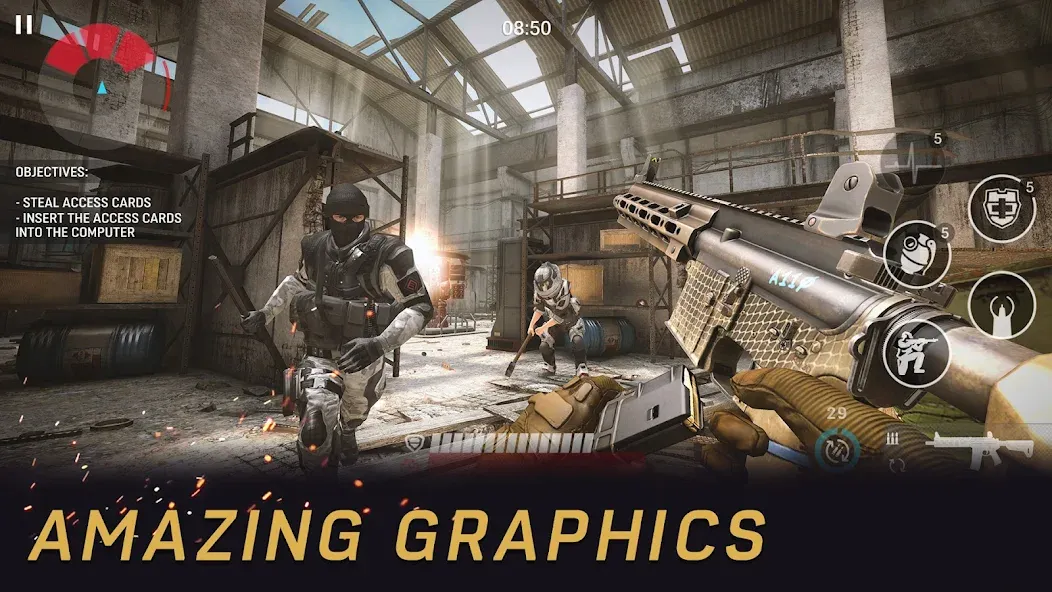 Взлом Warface GO: FPS shooting games (Варфейс ГО)  [МОД Unlimited Money] — последняя версия apk на Андроид screen 5