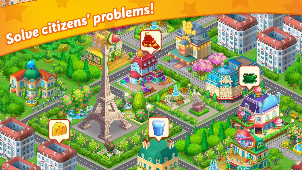 Взлом Paris: City Adventure (Париж)  [МОД Бесконечные деньги] — последняя версия apk на Андроид screen 2