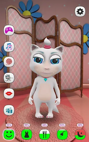 Взлом My Talking Kitty Cat  [МОД Unlimited Money] — стабильная версия apk на Андроид screen 1