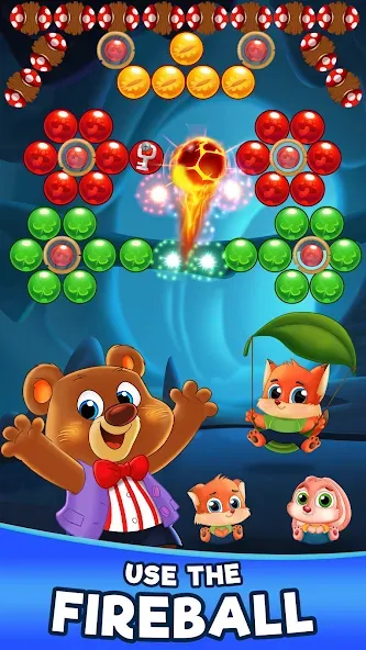 Взлом Bubble Friends Bubble Shooter  [МОД Unlocked] — стабильная версия apk на Андроид screen 3