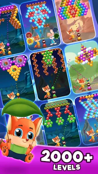 Взлом Bubble Friends Bubble Shooter  [МОД Unlocked] — стабильная версия apk на Андроид screen 5