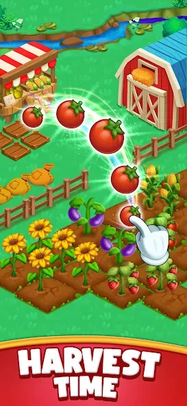 Взлом Farm Blast — Merge & Pop  [МОД Все открыто] — последняя версия apk на Андроид screen 5