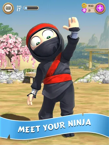 Скачать взломанную Clumsy Ninja (Кламзи Ниндзя)  [МОД Unlimited Money] — стабильная версия apk на Андроид screen 1