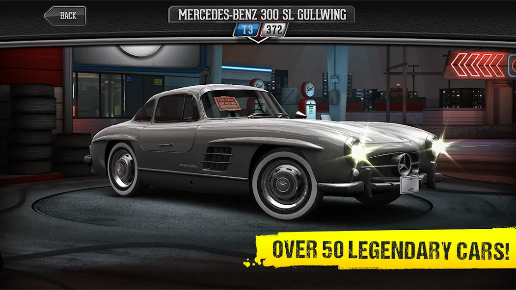 Скачать взломанную CSR Classics (Си Эс Эр Классики)  [МОД Menu] — стабильная версия apk на Андроид screen 4