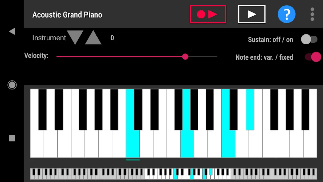 Взлом Simple piano with recorder (Симпл пиано с рекордером)  [МОД Unlimited Money] — полная версия apk на Андроид screen 1