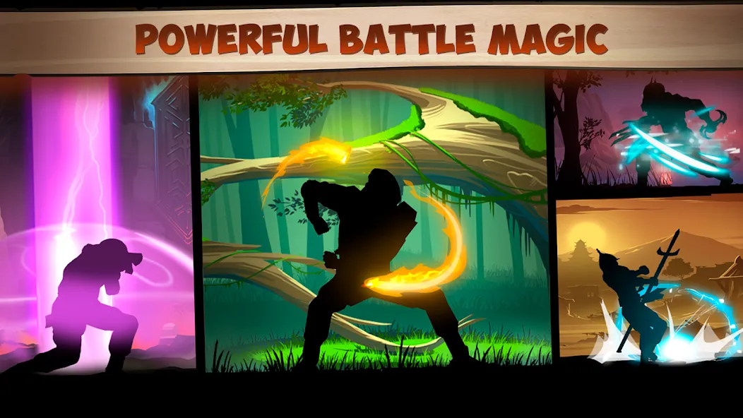 Скачать взломанную Shadow Fight 2 (Шэдоу Файт 2)  [МОД Mega Pack] — полная версия apk на Андроид screen 3