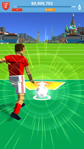 Взломанная Soccer Kick (Сокер Кик)  [МОД Меню] — стабильная версия apk на Андроид screen 1