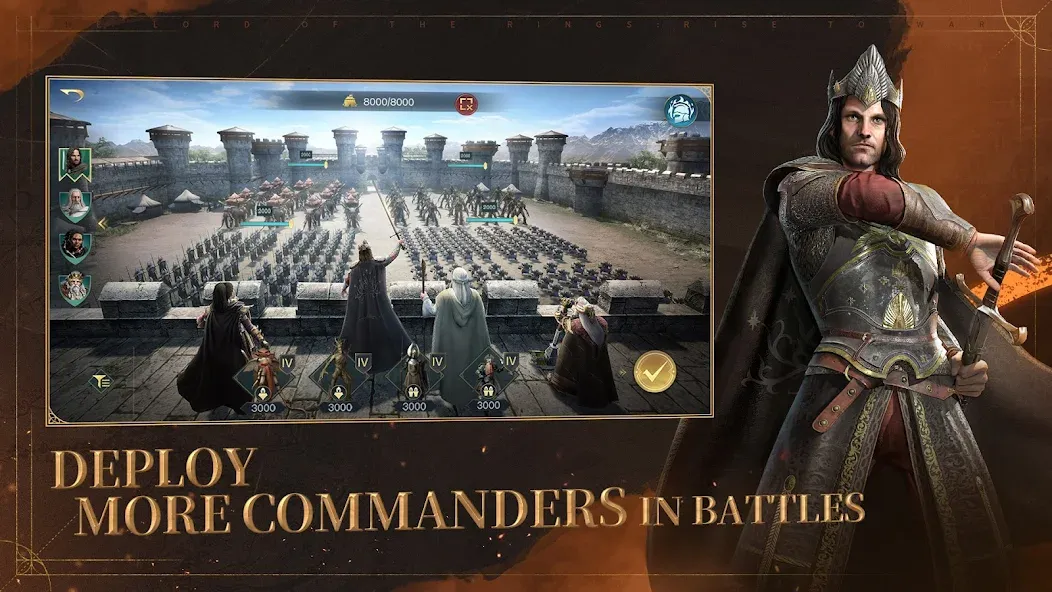 Скачать взлом The Lord of the Rings: War  [МОД Unlocked] — полная версия apk на Андроид screen 1