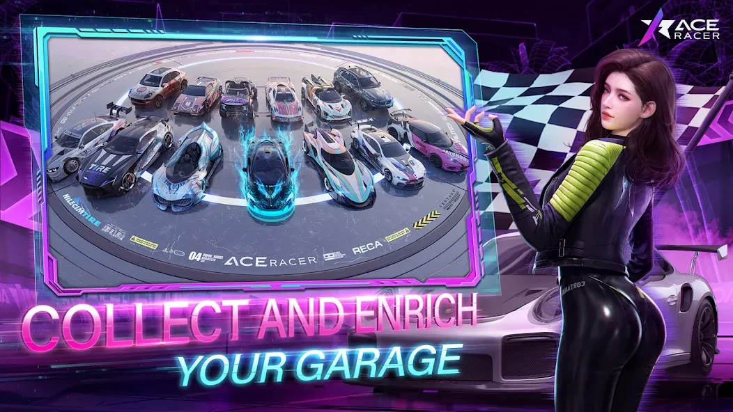 Скачать взломанную Ace Racer (Эйс Рейсер)  [МОД Много монет] — стабильная версия apk на Андроид screen 2