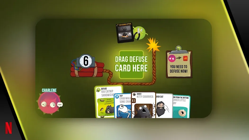 Скачать взломанную Exploding Kittens — The Game  [МОД Много монет] — полная версия apk на Андроид screen 3