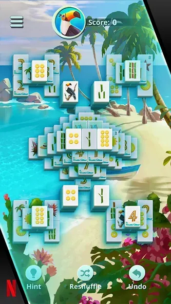 Взлом NETFLIX Mahjong Solitaire (НЕТФЛИКС)  [МОД Бесконечные монеты] — полная версия apk на Андроид screen 3