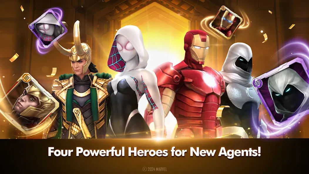 Взломанная MARVEL Future Fight (МАРВЕЛ Фьючер Файт)  [МОД Все открыто] — последняя версия apk на Андроид screen 1